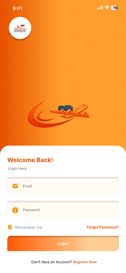 Courier Management Dashboard Preview